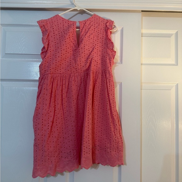 Pink Eyelet Ruffle romper - Picture 4 of 6